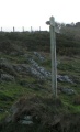 Signpost on coast path